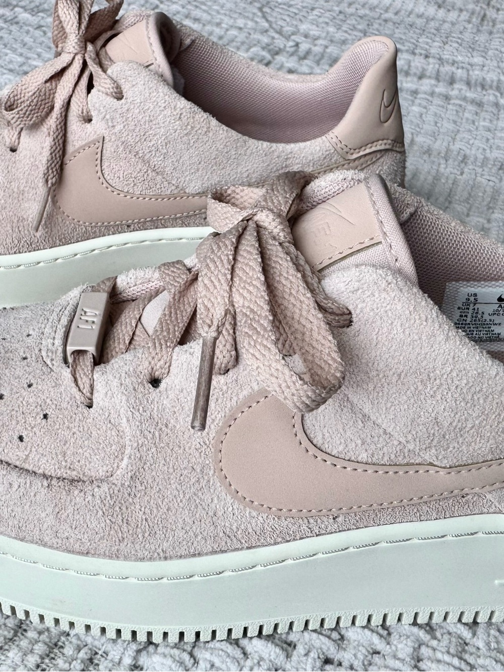 Nike Women’s Platform Sneaker in Blush Pink